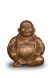 Buddha Mini-Urne aus Keramik - bronzefarbig